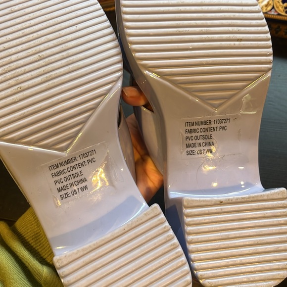 Torrid Blue Platform Sandals - Picture 4 of 4